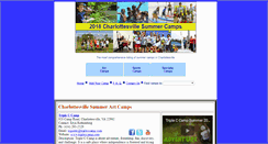 Desktop Screenshot of charlottesvillesummercamps.com